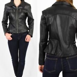 HUGO BUSCATI Leather jacket